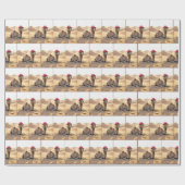 Camel Wearing a Red Retired Cap Cadeaupapier (Vlak)