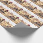 Camel Wearing a Red Retired Cap Cadeaupapier (Hoek)