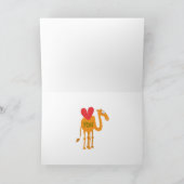Camel Wenskaart Kaart (Binnen)