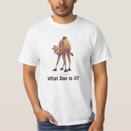 Camel What Day is It Head and Tails T-Shirts