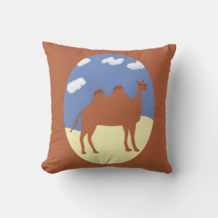 Camel Whimsical op Desert Dunes Kussen