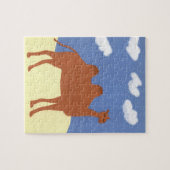 Camel Whimsical op Desert Dunes Legpuzzel (Horizontaal)