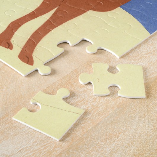 Camel Whimsical op Desert Dunes Legpuzzel (Zijkant)