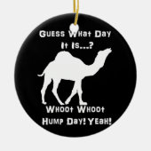 Camel White Hump Day Keramisch Ornament (Voorkant)