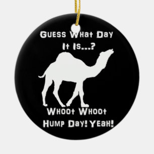Camel White Hump Day Keramisch Ornament