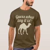 Camel Woensdag Hump Day Funny T-Shirt (Voorkant)