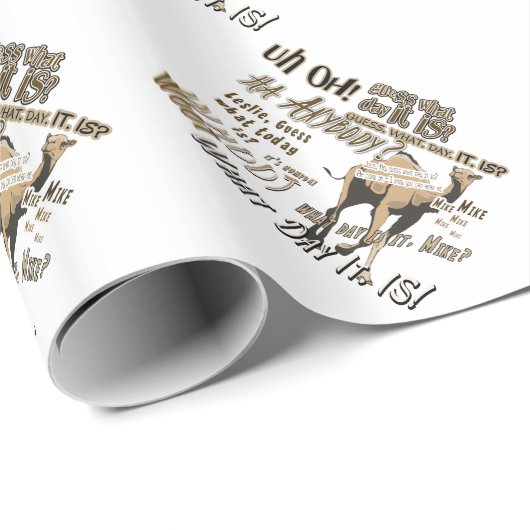Camel Wrapping Paper Hump Day Cadeaupapier (Rol Hoek)