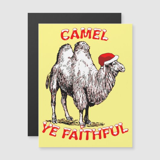 Camel Ye Faithful Fun Holiday Design (Voorkant / Achterkant)