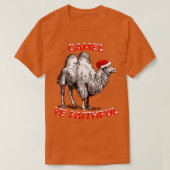Camel Ye trouwig Fun Holiday Design T-shirt (Design voorkant)