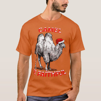 Camel Ye trouwig Fun Holiday Design T-shirt