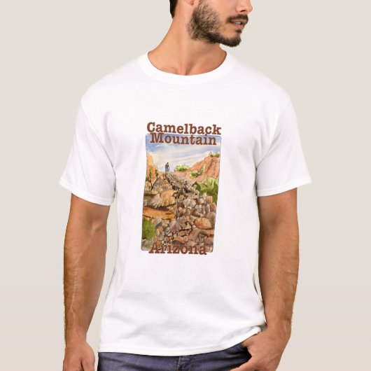 Camelback Mountain, Arizona T-shirt (Voorkant)