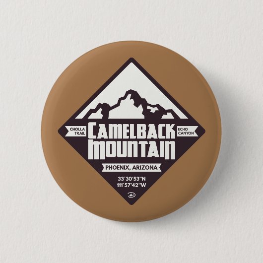 Camelback Mountain - Button (Voorkant)