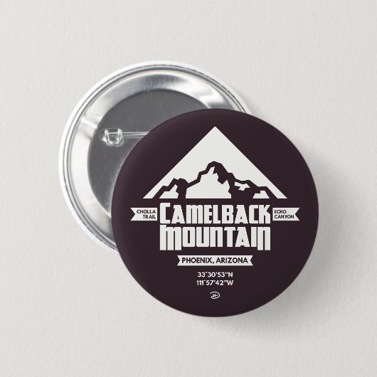 Camelback Mountain (Donker) - Button (Voorkant /achterkant)