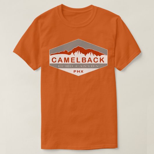 Camelback Mountain Echo Canyon Arizona Hiking T-shirt (Design voorkant)