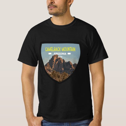 Camelback Mountain in Arizona Verenigde Staten T-shirt (Voorkant)
