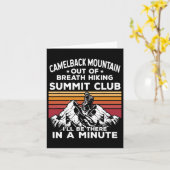 Camelback Mountain Out of Breath Hiking Summit Ik  Kaart (Gele Bloem)