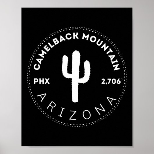 Camelback Mountain - Phoenix Arizona Klimmen En  Poster (Voorkant)