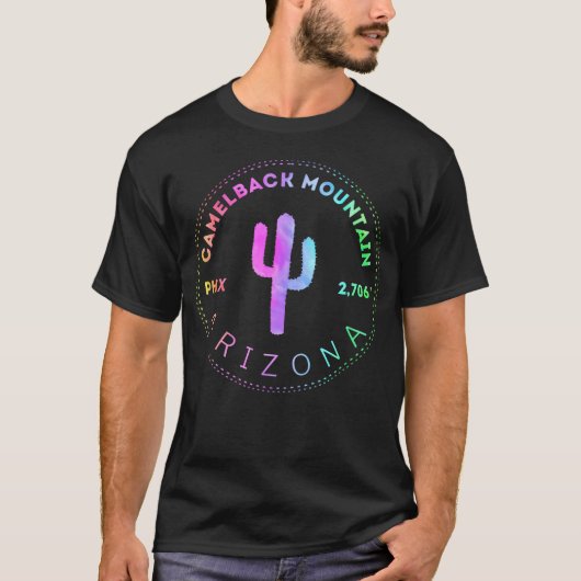 Camelback Mountain - Phoenix Arizona Klimmen T-shirt (Voorkant)