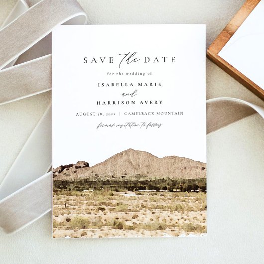 CAMELBACK MOUNTAIN Phoenix bewaart de datum Kaart