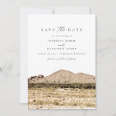 CAMELBACK MOUNTAIN Phoenix bewaart de datum Kaart (Voorkant)