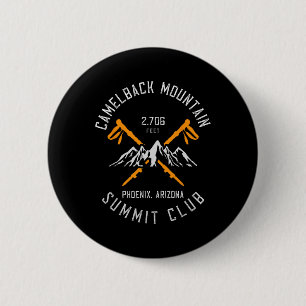 Camelback Mountain Wandelen Phoenix Arizona Ronde Button 5,7 Cm