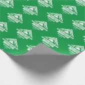 Camelback Mountain Xmas (groen) - Wrapping Paper Cadeaupapier (Hoek)
