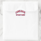Camelback Spartans Ronde Sticker (Tas)