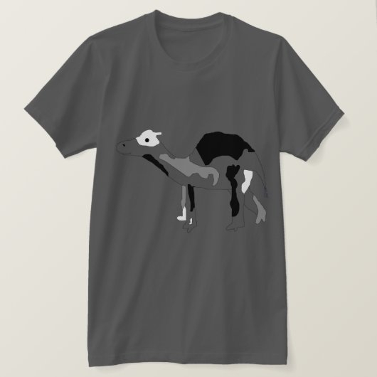 Camelflage Grayscale apparel T-shirt (Design voorkant)