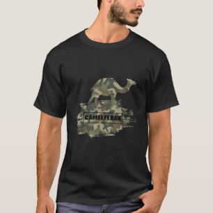 Camelflage Quote Camel Dromedary Dessert Animal T-shirt