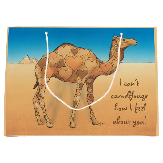 Camelflouge Large Cadeautasje (Voorkant)