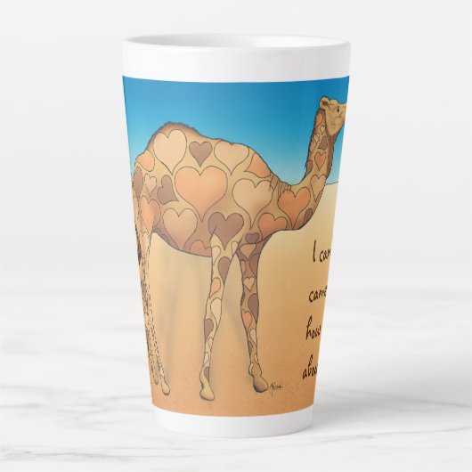 Camelflouge Latte Mok (Voorkant)