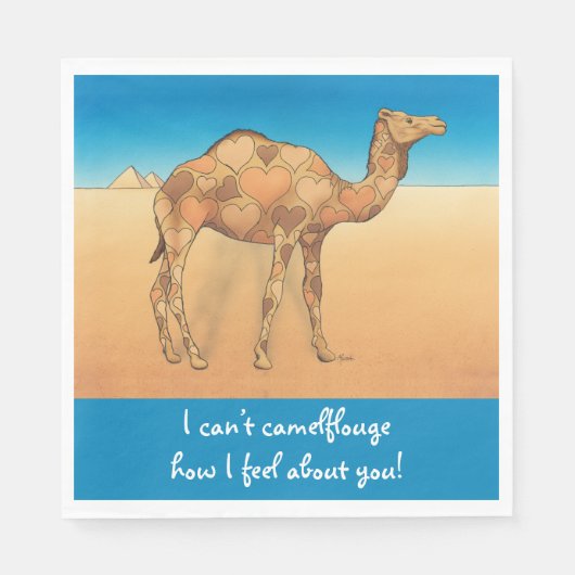 Camelflouge Servet (Voorkant)