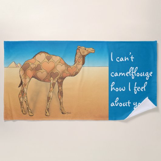 Camelflouge Strandlaken (Voorkant)