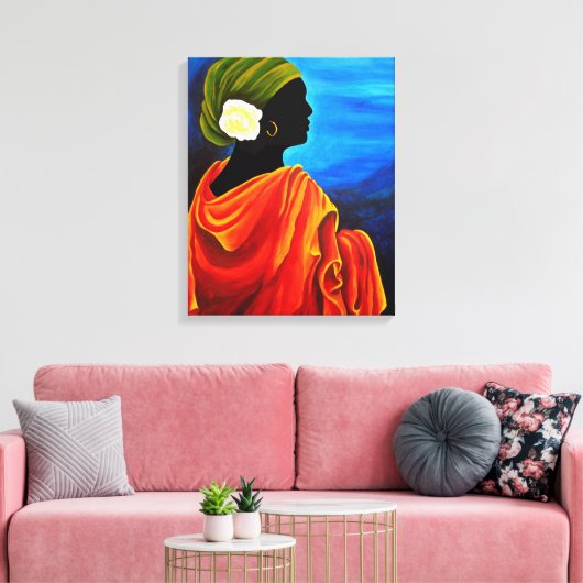 Camelia 2008 canvas afdruk (Insitu (Woonkamer))