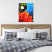 Camelia 2008 canvas afdruk (Insitu (Slaapkamer))