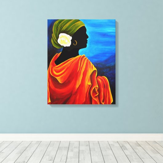 Camelia 2008 canvas afdruk (Insitu (Houten vloer))