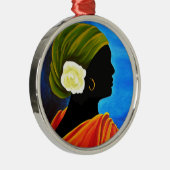 Camelia 2008 metalen ornament (Rechts)