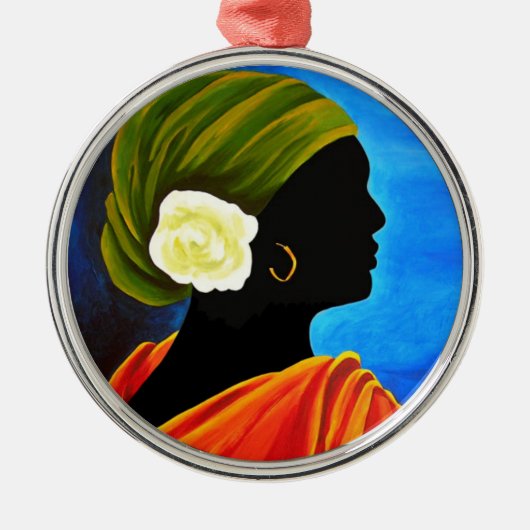 Camelia 2008 metalen ornament (Voorkant)