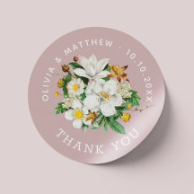  camelia. Bleek roze bruiloft dank u