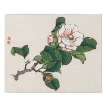 Camelia door Kōno Bairei Faux Canvas Print
