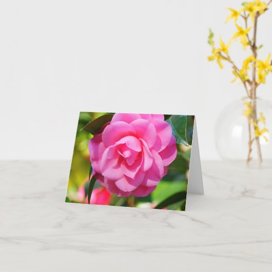 Camelia Kaart (Gele Bloem)