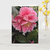 Camelia Kaart (Gele Bloem)