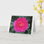 Camelia, kaart (Gele Bloem)