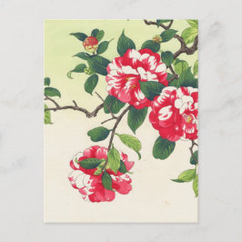 Camelia Nishimura Hodo ukiyo-e bloemen kunst Briefkaart