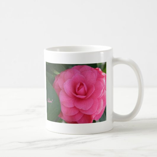 Camelia, Roze, met liefde! Koffiemok (Rechts)