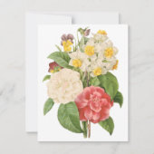 Camelias en Daffodils door Redoute Invitation (Voorkant)