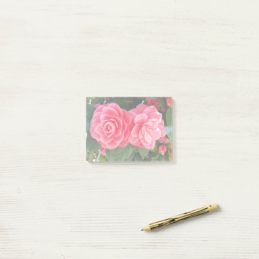 Camelias Post-It Notes (Op bureau)