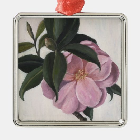 Camellia 1998 metalen ornament (Voorkant)