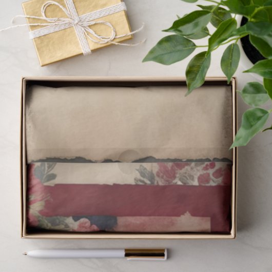 Camellia 4 juli Amerikaanse vlag Tissuepapier (Geschenk)