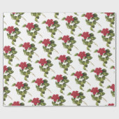 Camellia Bloem Patroon Cadeaupapier (Vlak)